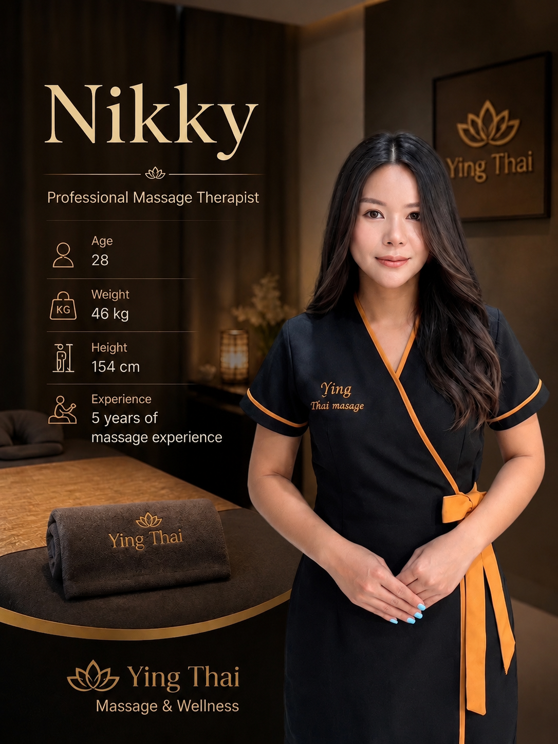 Nikky — Aroma Oil & Thai Massage specialist